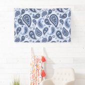 Blue Paisley Pattern Banner (Insitu)
