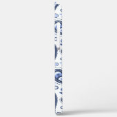 Blue Paisley Pattern Case-Mate iPhone Hülle (Rückseite / Links)