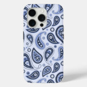 Blue Paisley Pattern Case-Mate iPhone Hülle (Rückseite)