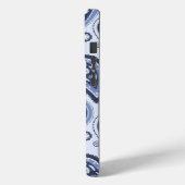 Blue Paisley Pattern Case-Mate iPhone Hülle (Rückseite / Links)