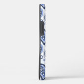 Blue Paisley Pattern Case-Mate iPhone Hülle (Rückseite / Rechts)