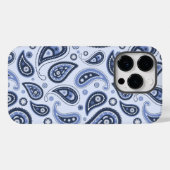 Blue Paisley Pattern Case-Mate iPhone Hülle (Rückseite (Horizontal))