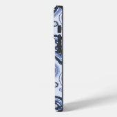 Blue Paisley Pattern Case-Mate iPhone Hülle (Rückseite / Links)