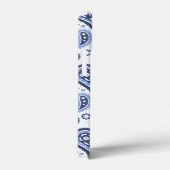 Blue Paisley Pattern Case-Mate iPhone Hülle (Rückseite / Rechts)