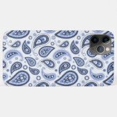 Blue Paisley Pattern Case-Mate iPhone Hülle (Rückseite (Horizontal))