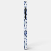 Blue Paisley Pattern Case-Mate iPhone Hülle (Hinten/Links)