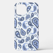Blue Paisley Pattern Case-Mate iPhone Hülle (Rückseite)