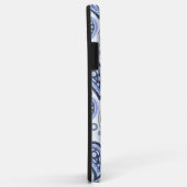 Blue Paisley Pattern Case-Mate iPhone Hülle (Hinten/Rechts)