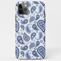 Blue Paisley Pattern