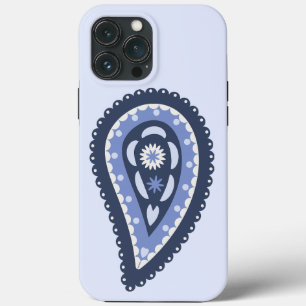 Blue Paisley Pattern Case-Mate iPhone Hülle