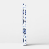 Blue Paisley Pattern Case-Mate iPhone Hülle (Rückseite / Links)