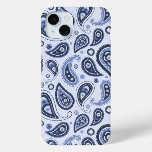 Blue Paisley Pattern Case-Mate iPhone Hülle