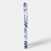 Blue Paisley Pattern Case-Mate iPhone Hülle (Rückseite / Links)
