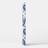 Blue Paisley Pattern Case-Mate iPhone Hülle (Rückseite / Rechts)