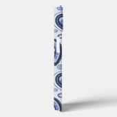 Blue Paisley Pattern Case-Mate iPhone Hülle (Rückseite / Rechts)