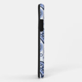 Blue Paisley Pattern Case-Mate iPhone Hülle (Hinten/Rechts)