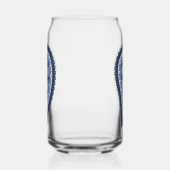 Blue Paisley Pattern Dosenglas (Rechts)