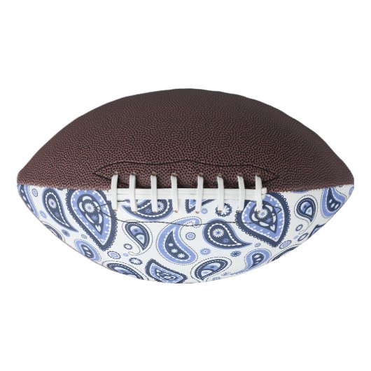 Blue Paisley Pattern Football (Vorderseite)