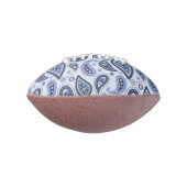 Blue Paisley Pattern Football (Gedreht 90)
