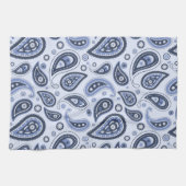 Blue Paisley Pattern Geschirrtuch (Horizontal)