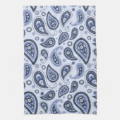 Blue Paisley Pattern Geschirrtuch (Vertikal)