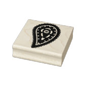 Blue Paisley Pattern Gummistempel (Stempel)