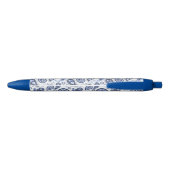 Blue Paisley Pattern Kugelschreiber (Rückseite)