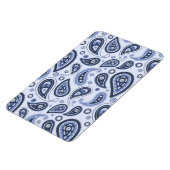 Blue Paisley Pattern Magnet (Linke Seite)