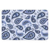 Blue Paisley Pattern Magnet (Horizontal)