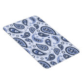 Blue Paisley Pattern Magnet (Rechte Seite)