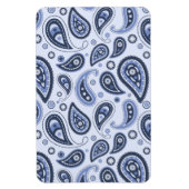 Blue Paisley Pattern Magnet (Vertikal)