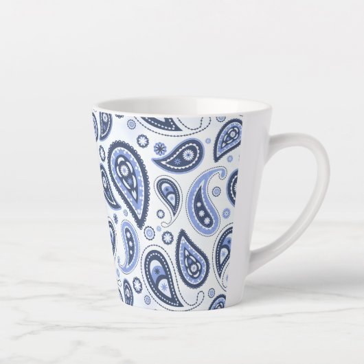 Blue Paisley Pattern Milchtasse (Rechts)