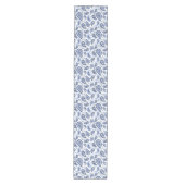 Blue Paisley Pattern Mittelgroßer Tischläufer (Vorderseite)