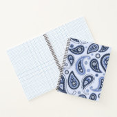 Blue Paisley Pattern Notizblock (Innenseite)