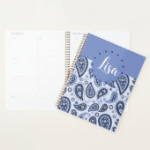 Blue Paisley Pattern Planer (Anzeige)