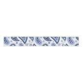 Blue Paisley Pattern Ripsband (Vorderseite)