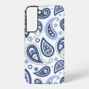 Blue Paisley Pattern Samsung Galaxy Hülle