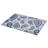Blue Paisley Pattern Schneidebrett (Ecke)