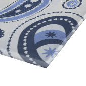 Blue Paisley Pattern Schneidebrett (Ecke)