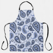 Blue Paisley Pattern Schürze (Vorderseite)