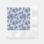 Blue Paisley Pattern Serviette (Vorderseite)
