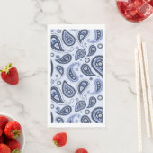 Blue Paisley Pattern Serviette (Beispiel)