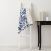 Blue Paisley Pattern Sherpadecke (Beispiel)
