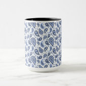 Blue Paisley Pattern Tasse (Zentrum)
