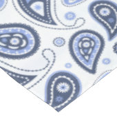 Blue Paisley Pattern Tischdecke (Schrägansicht)