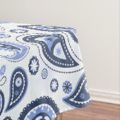 Blue Paisley Pattern Tischdecke (Beispiel)