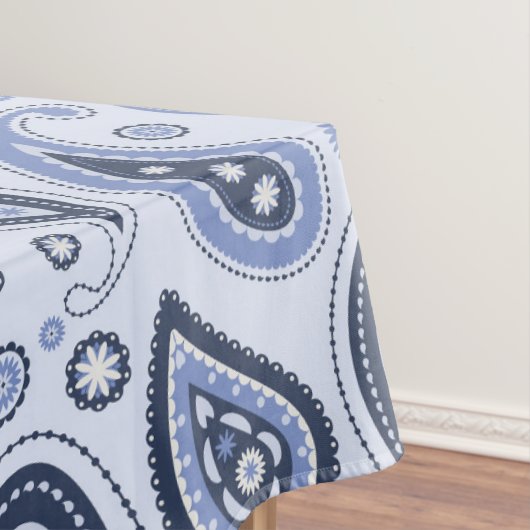 Blue Paisley Pattern Tischdecke (Beispiel)