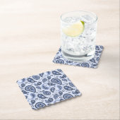 Blue Paisley Pattern Untersetzer (Vor Ort)