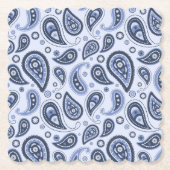 Blue Paisley Pattern Untersetzer (Vorderseite)
