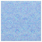 Blue Paisley Polyester Fabric Stoff (Nahaufnahme)